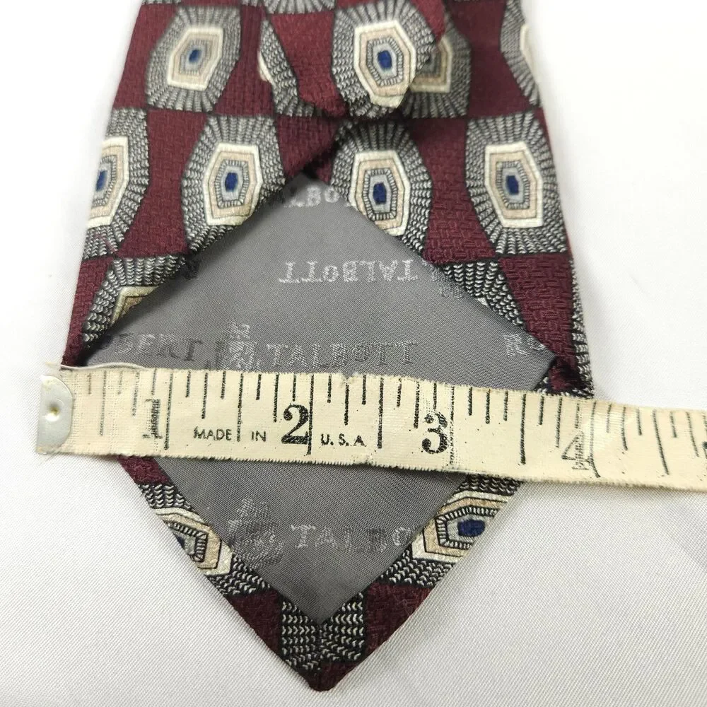 2 Robert Talbott Geometric Silk‎ Mens Ties Made in the USA 58